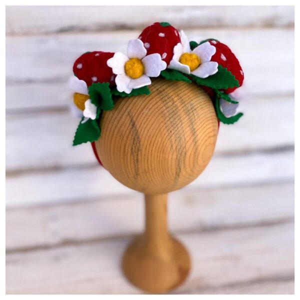 Çilek Saç Bantı-B12