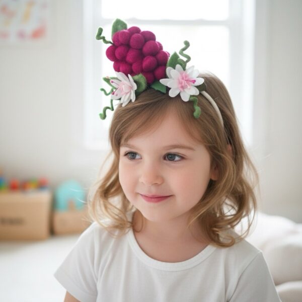 Üzümlü  Saç Bandı