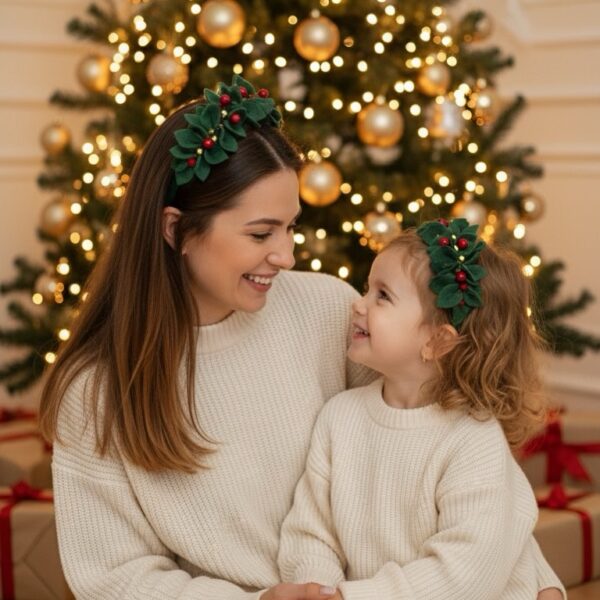 Kokinlı Yapraklı Saç Aksesuarı Tek Adet