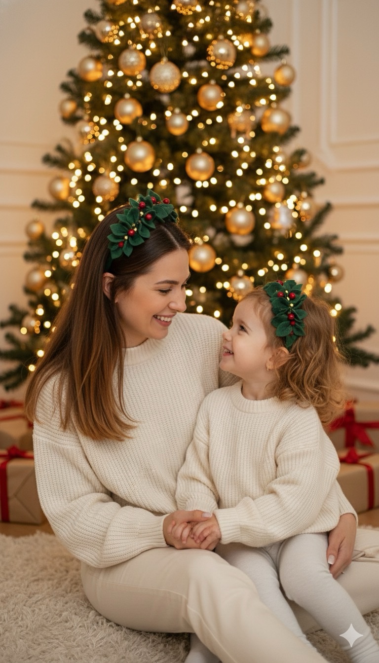 Kokinlı Yapraklı Saç Aksesuarı Tek Adet Kokinlı Yapraklı Saç Aksesuarı Tek Adet