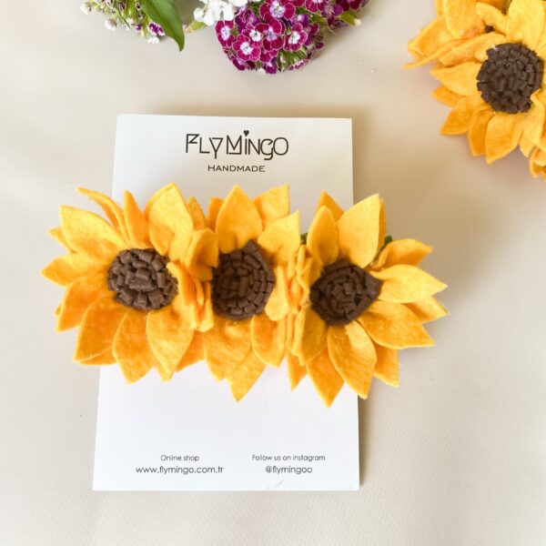 Ayçiçeği Saç Aksesuarı